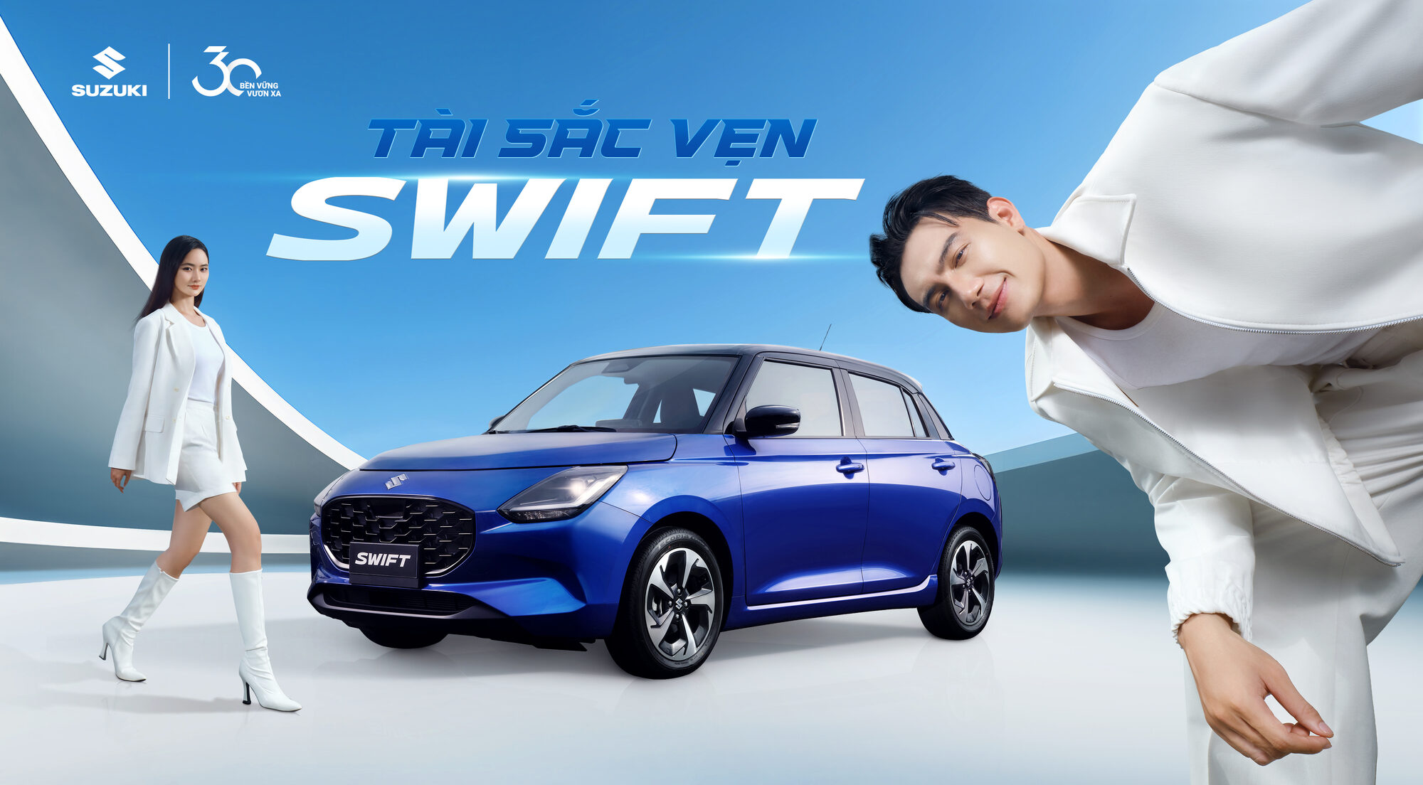 TÀI SẮC VẸN SWIFT – ảnh quảng cáo do WAH! Studio thực hiện